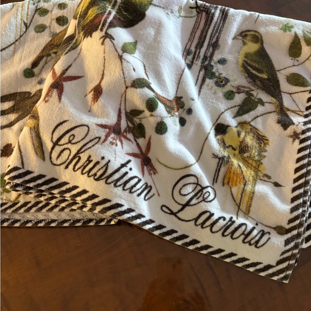 Christian Lacroix Elegant Patterned Towel